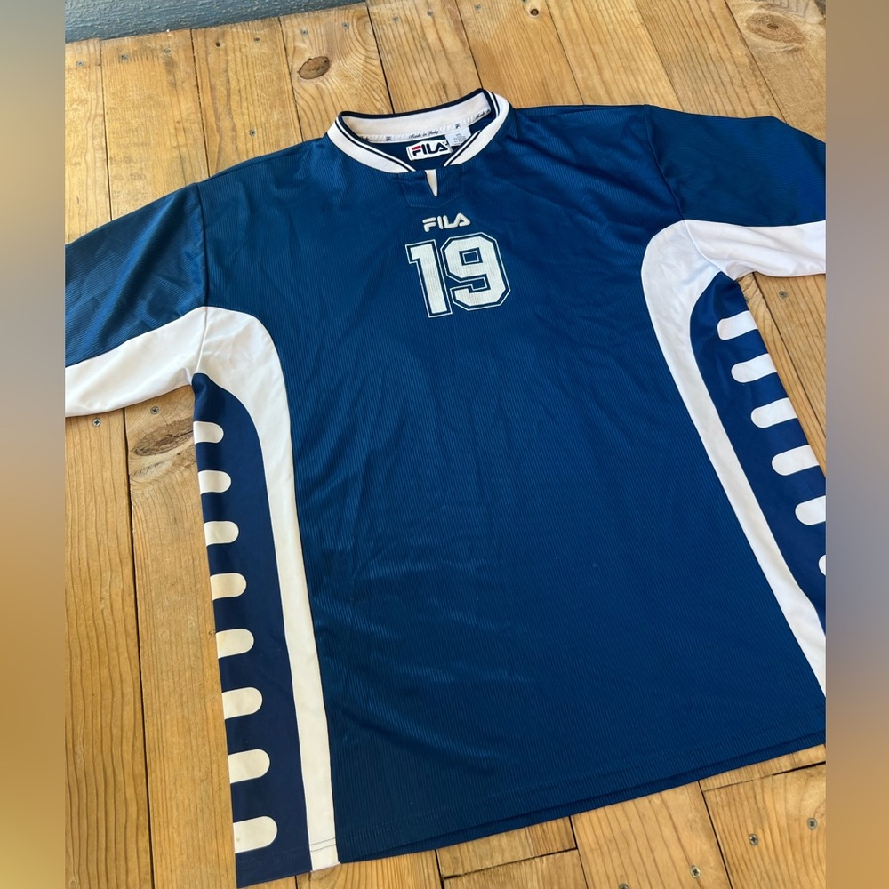 Vintage FILA Soccer Jersey Shirt Hawaii kamehameha Made in Italy